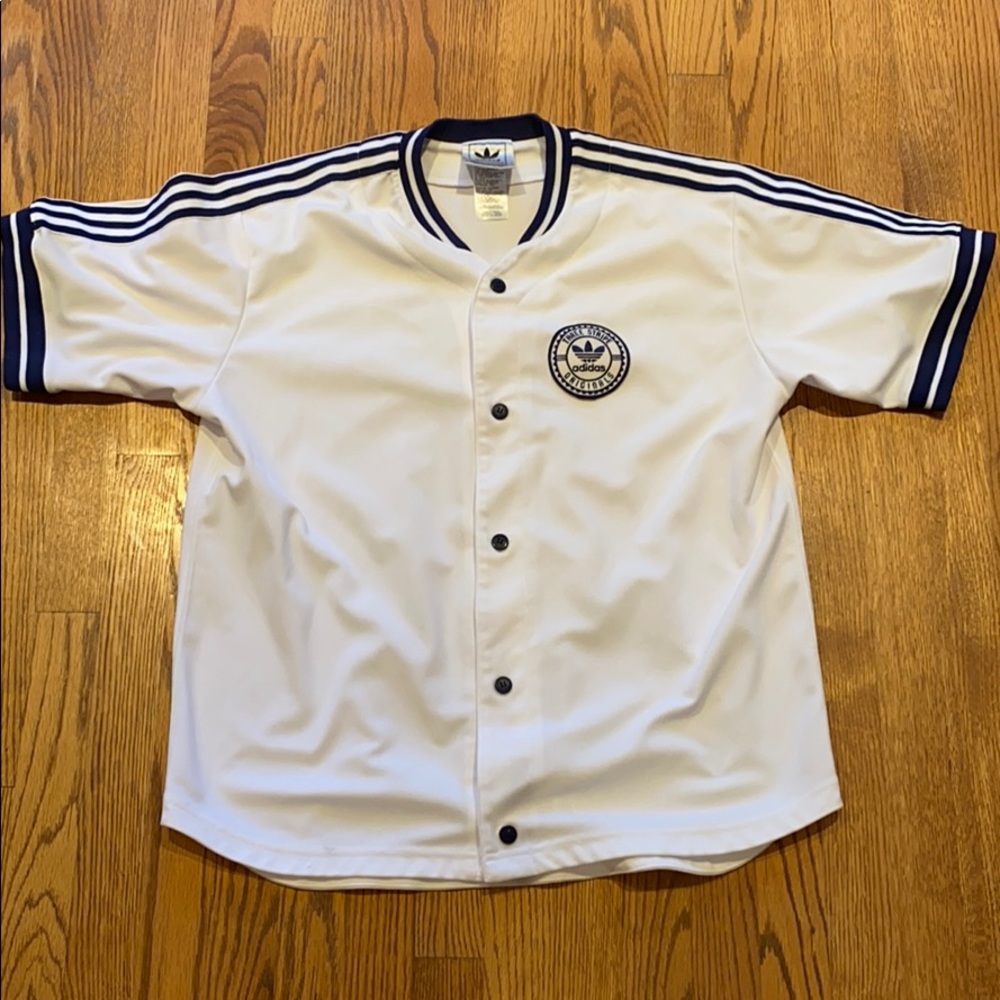 Adidas Button Down Jersey. Baseball.